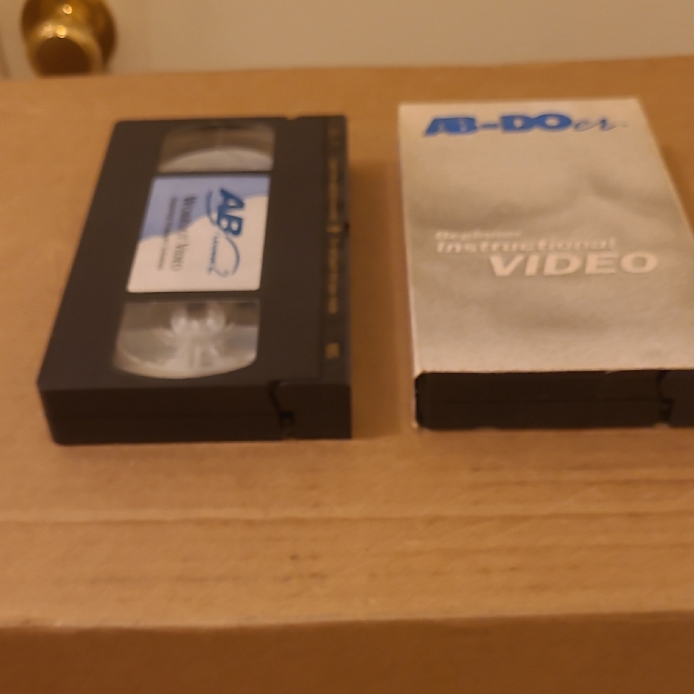 Instructional Video VHS Tapes - Black